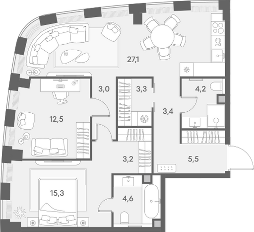 Планировка квартиры